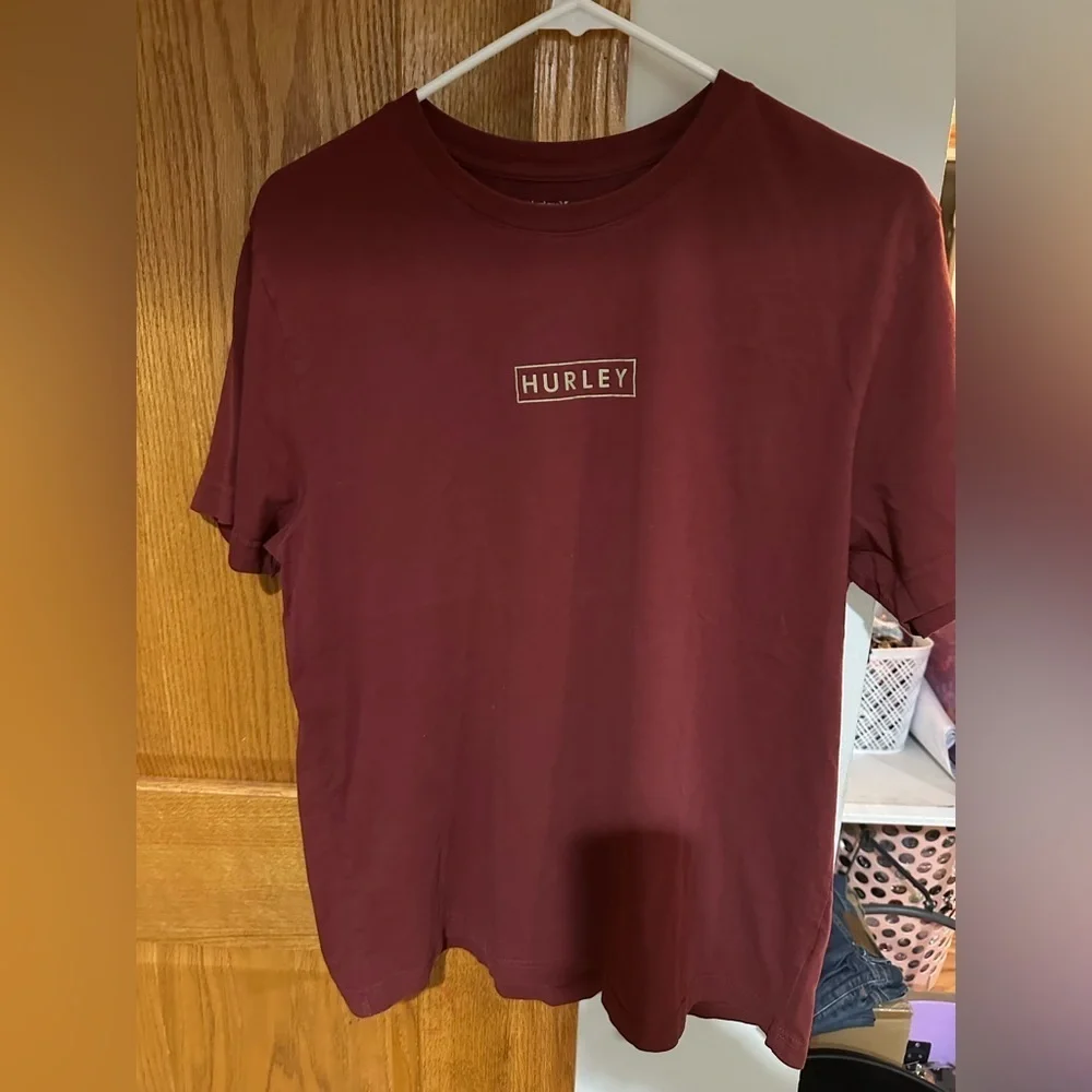 Hurley Kids Burgundy Short Sleeve Tee